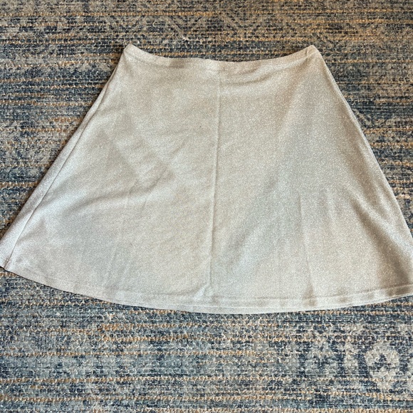 Reformation Andres Knit Two Piece Set in Silver Sparkle - Size XS NWOT - Picture 10 of 11